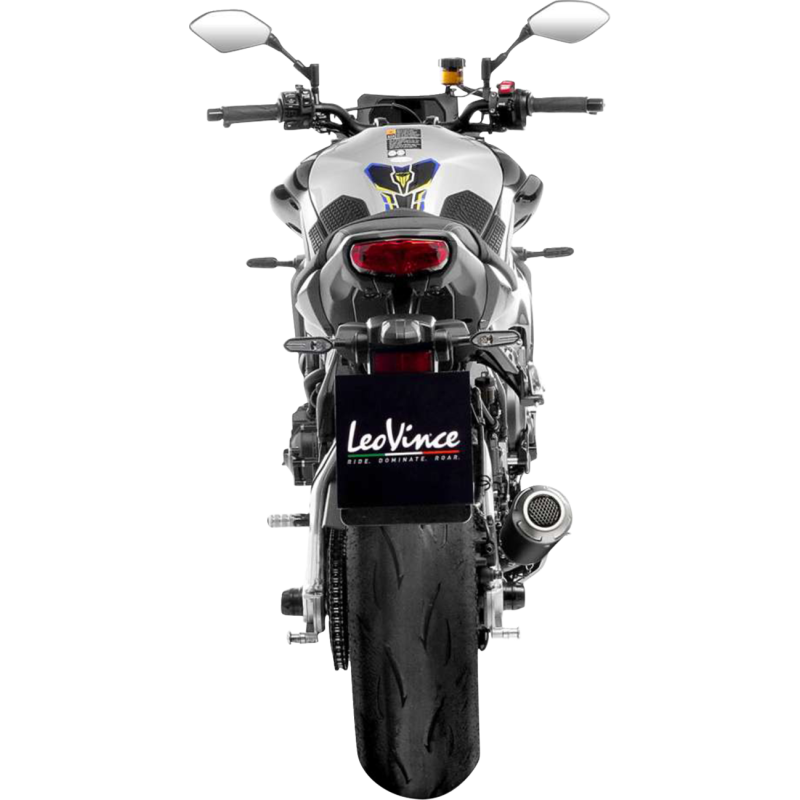 LeoVince LV-10 Black Stainless Steel Slip-On Exhaust