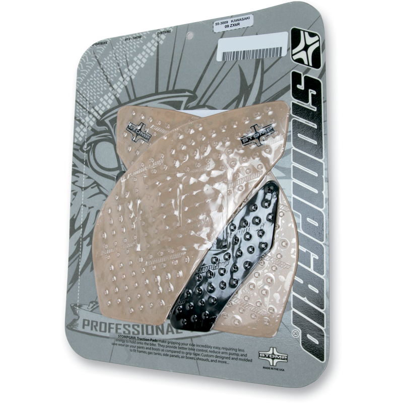 Volcano Profile Traction Pad Tank Kit for Kawasaki ZX-6R/ABS/KRT 09-18