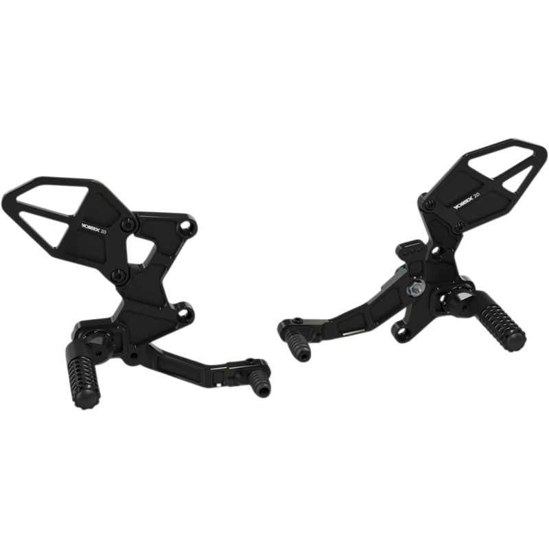 Version 2 Rearsets for Kawasaki EX400 Ninja 18-24