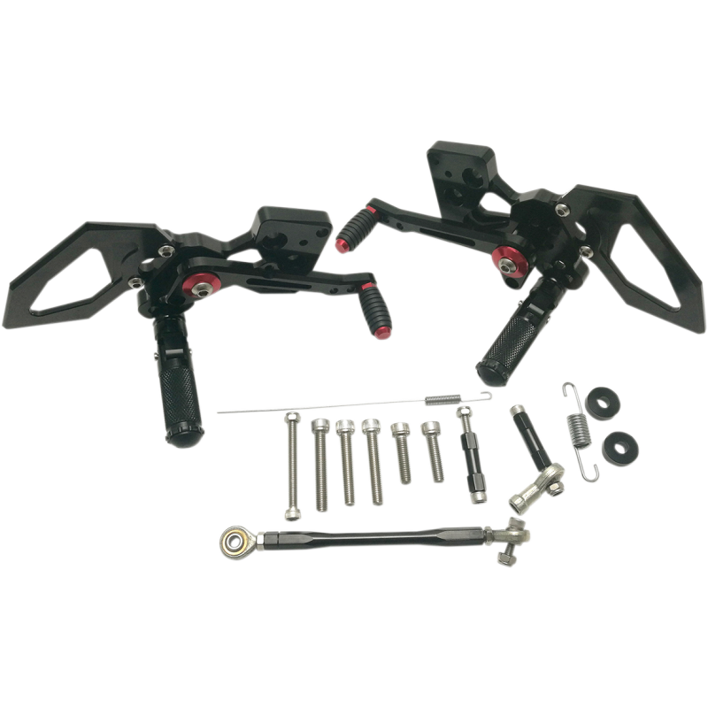 MGP Rear Lever Set for Kawasaki Z125 16-22 - Black