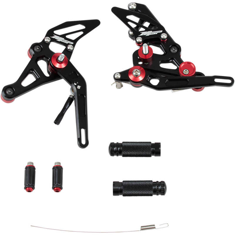 Black MGP Rear Lever Set for Yamaha FZ-07