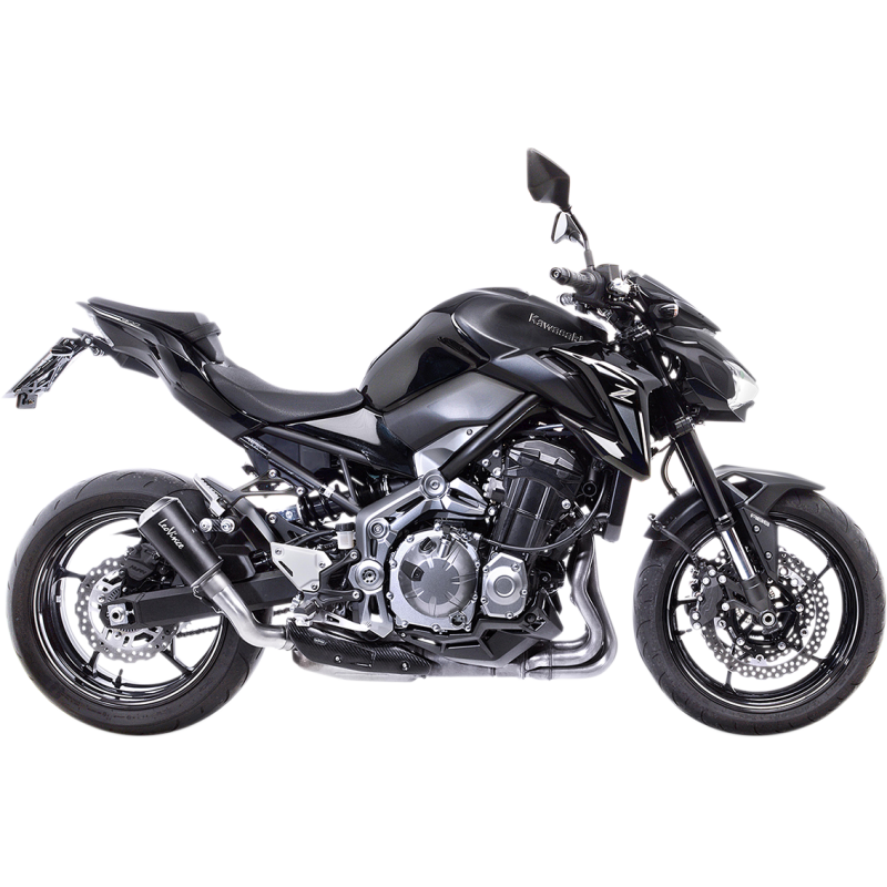 LeoVince LV-10 Black Stainless Steel Slip-On Exhaust