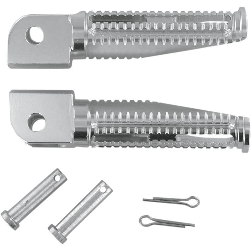 Rider Footpegs for Yamaha - Silver