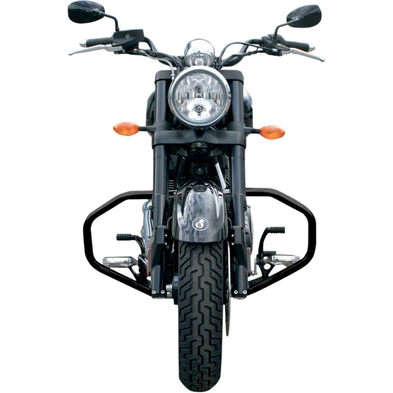 Full-Size Engine Guard - Black Powdercoated for Victory Kingpin, Vegas, Jackpot, 8 Ball, Hammer 08-17