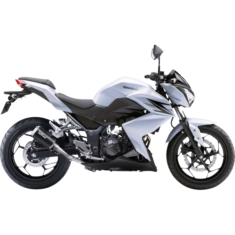 LeoVince LV-10 Black Stainless Steel Slip-On Exhaust