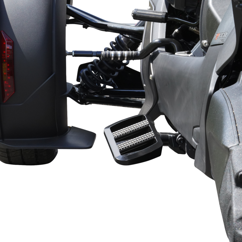 Show Chrome Combat Driver Boards for Can-Am Ryker 19-24