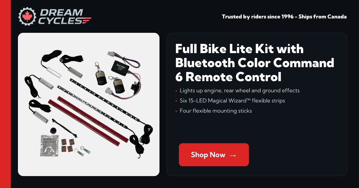 Full Bike Lite Kit with Color Command 5 [TMWK2BM6] - $699.95 : Dream Cycles