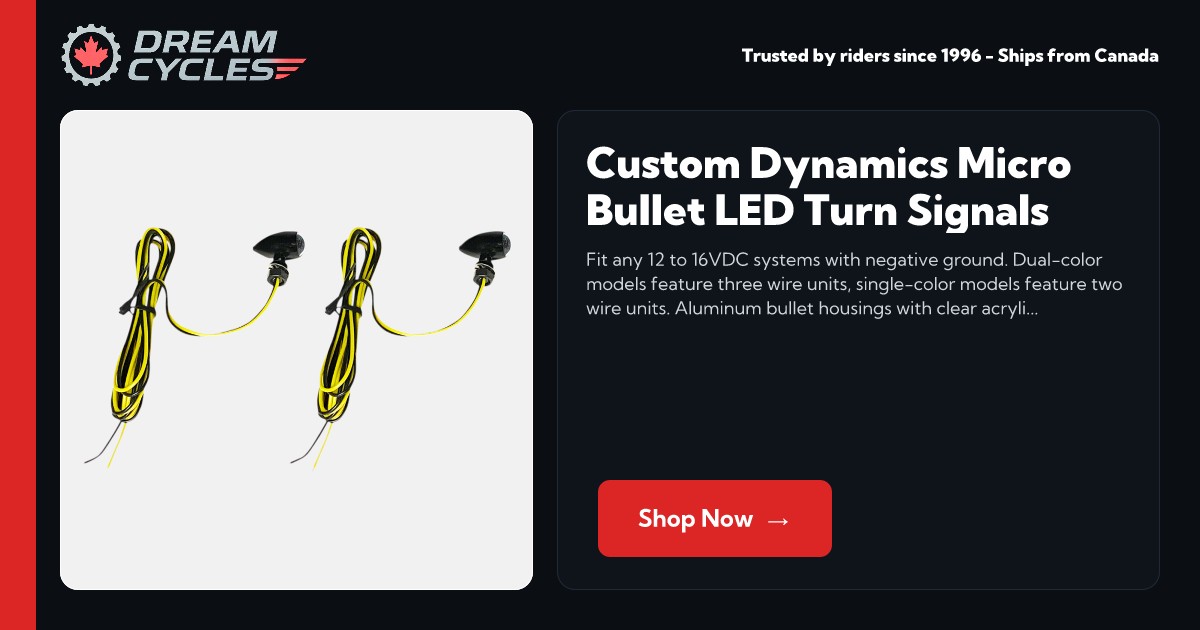 Custom Dynamics Micro Bullet LED Turn Signals [Custom Dynamics Micro ...
