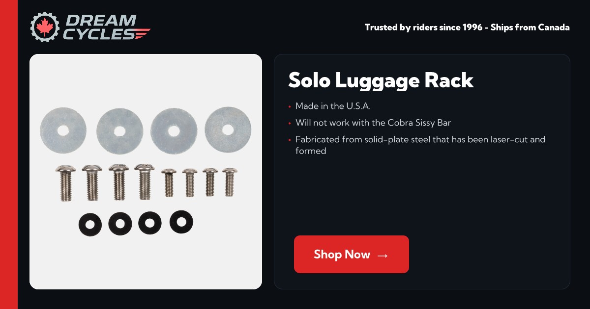 Solo Luggage Rack [02-4469] - $544.95 : Dream Cycles