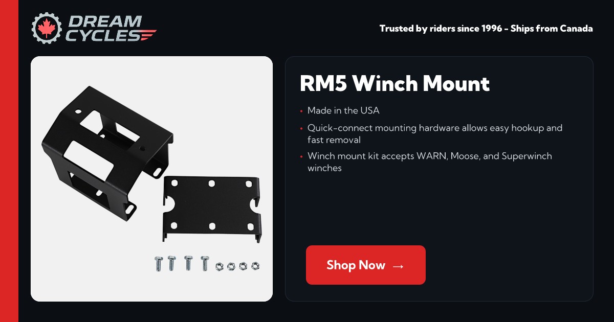 RM5 Winch Mount [1504PF] - $150.95 : Dream Cycles