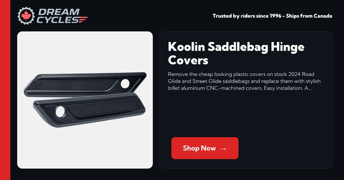 Koolin Saddlebag Hinge Covers [Koolin Saddlebag Hinge Covers] - $353.95 ...
