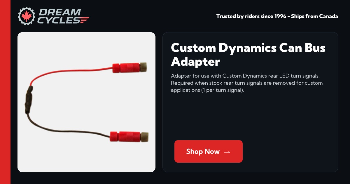 Custom Dynamics Can Bus Adapter [CAN-ADAPTER] - $12.95 : Dream Cycles