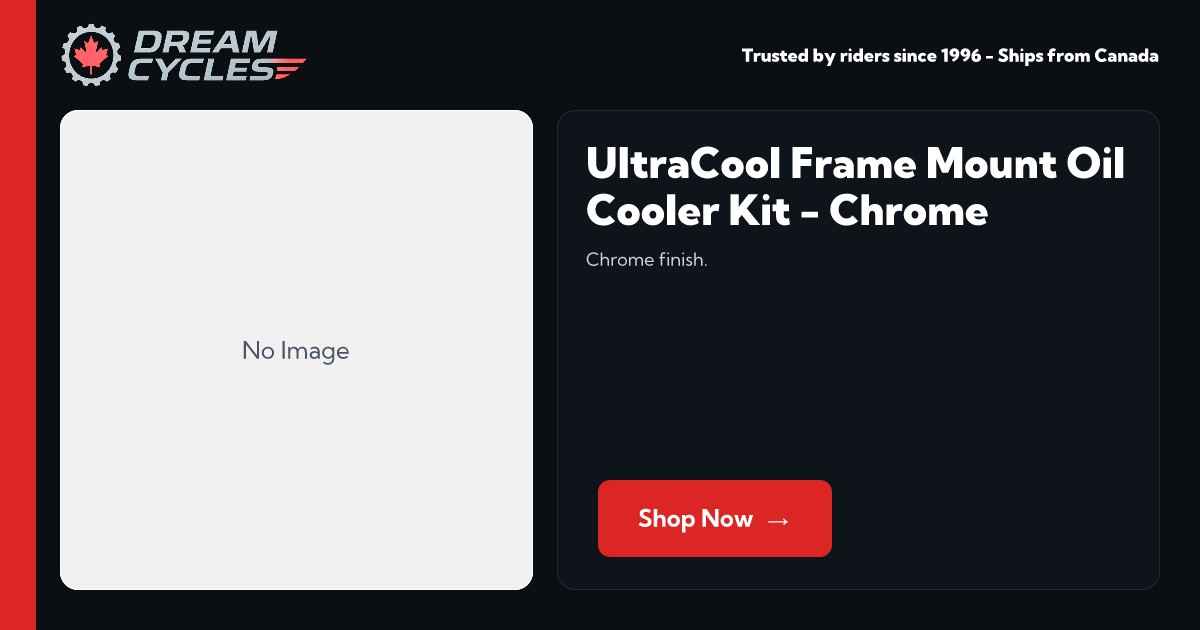 UltraCool Frame Mount Oil Cooler Kit - Chrome [SMS-1C] - $937.95 ...