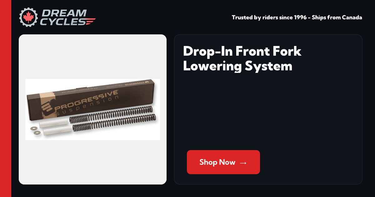 Drop-In Front Fork Lowering System [10-2007] - $270.95 : Dream Cycles