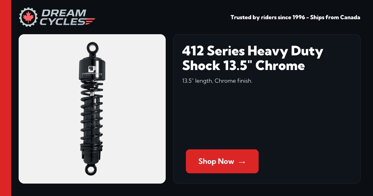 412 Series Heavy Duty Shock Chrome 13.5 (New) [412-4078C] - $623.95 ...